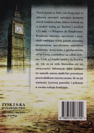 Trzech panów w łódce - Jerome K.Jerome [KSIĄŻKA]
