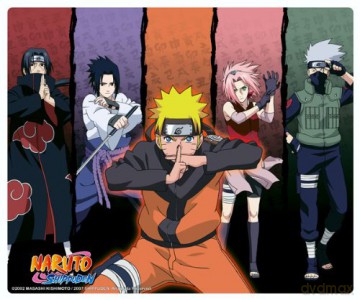 NARUTO SHIPPUDEN Podkładka pod mysz Shippuden group