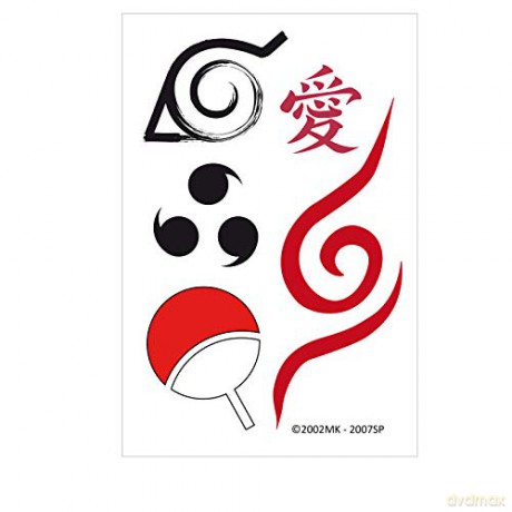 NARUTO SHIPPUDEN Tatuaże zmywalne 150 cm
