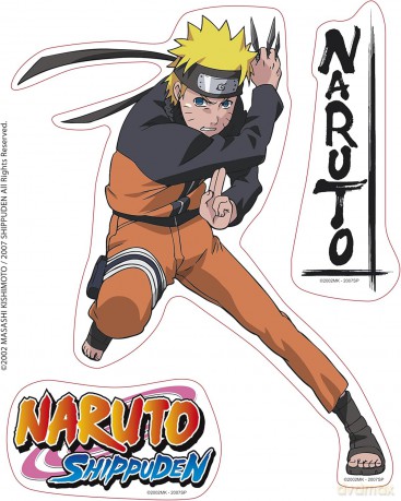 NARUTO SHIPPUDEN Naklejki 161 cm/ 2 sheets Naruto/ Jiraiya