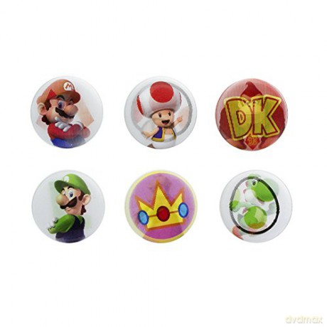 NINTENDO Super Mario Lenticular Pin Badges