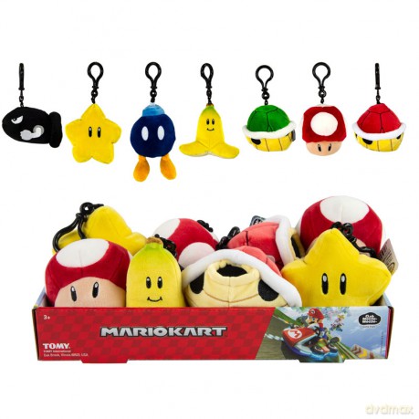 NINTENDO Super Soft Key Chain Plush Assortment X8 (random)