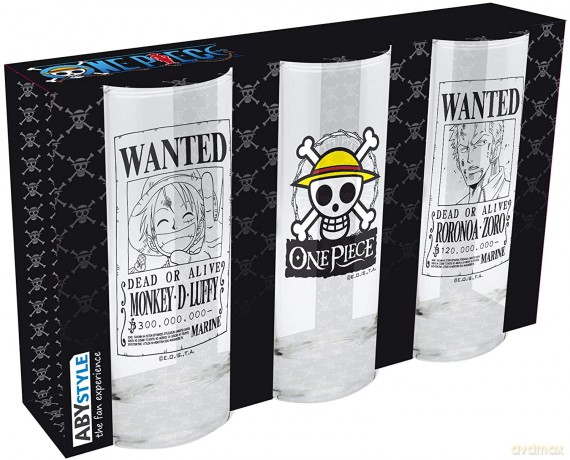 ONE PIECE 3 glasses set
