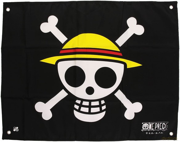 ONE PIECE Flag Skull Luffy (500)