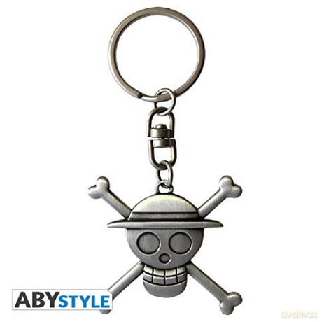 ONE PIECE Keychain 3D Skull Luffy