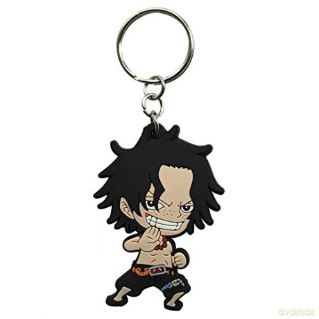 ONE PIECE Keychain PVC Ace SD