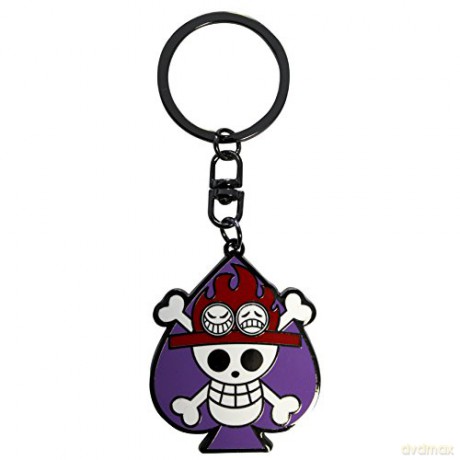 ONE PIECE Keychain Skull Ace