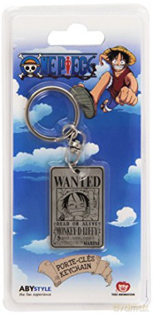 ONE PIECE Keychain Wanted Luffy
