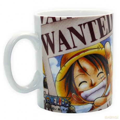 ONE PIECE Kubek 460 ml Luffy Wanted porcl. with box