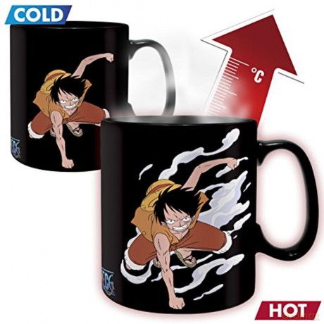 ONE PIECE Kubek zmieniający kolor 460 ml Luffy&Ace box