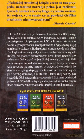Walka agentów - W.E.B.Griffin [KSIĄŻKA]