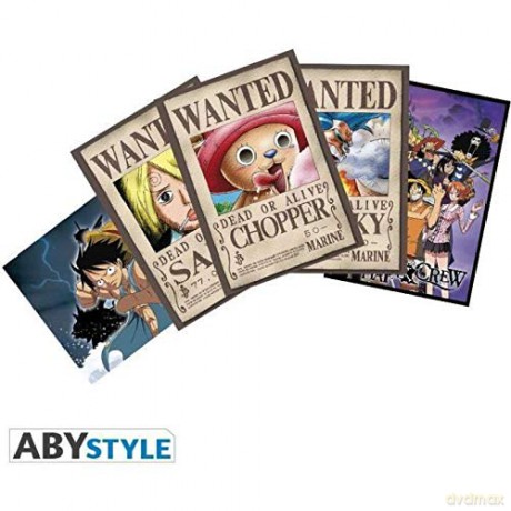 ONE PIECE Postcards Set 3 Chopper Wanted &Co (14,80,5)