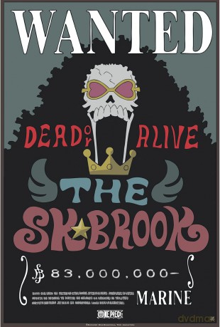 ONE PIECE Poster Wanted Brook New (52x35)