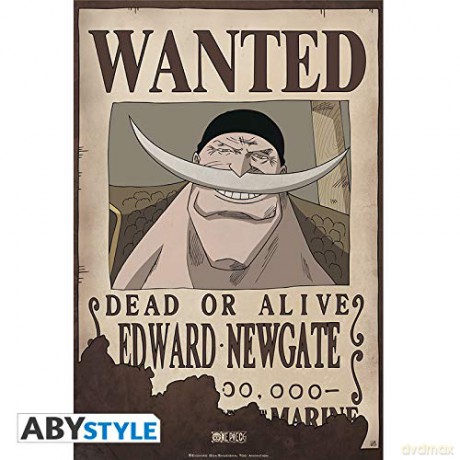 ONE PIECE Poster Wanted Edward Newgate (52x35)