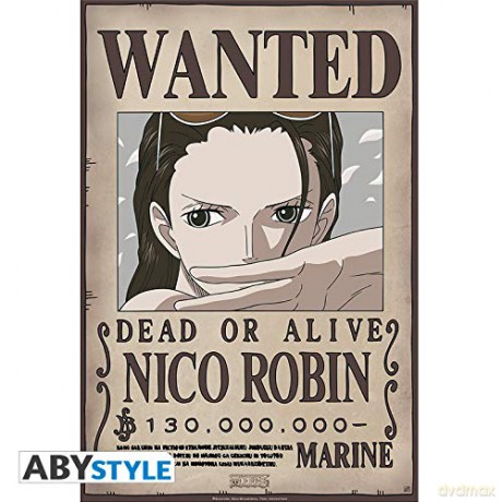 ONE PIECE Poster Wanted Robin New (525)
