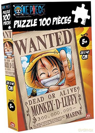 ONE PIECE puzzle 100 pcs WANTED Luffy