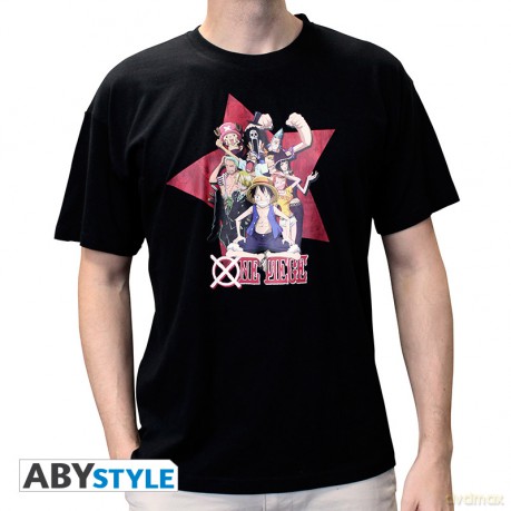 ONE PIECE T-shirt All Stars man SS black New Fit XXL
