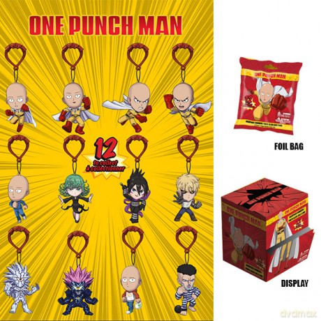 ONE PUNCH MAN Keychain 6 cm blind assortment Hangers