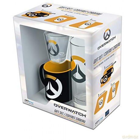 OVERWATCH Pck Glass 29cl + Shot Glass + Mini Mug Logo