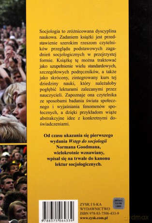 Wstęp do socjologii XVI - Norman Goodman [KSIĄŻKA]