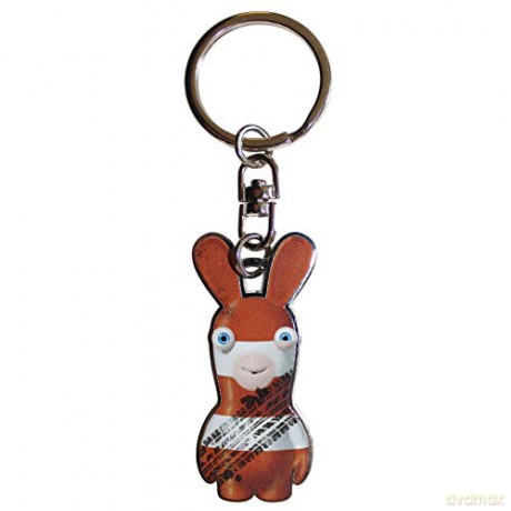RAVING RABBIDS KeychainCrushed rabbit