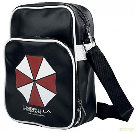 RESIDENT EVIL Messenger Bag Umbrella Corp- Vinyl Small Size-Hook