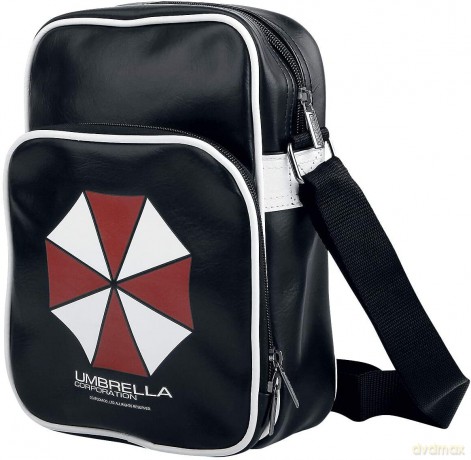 RESIDENT EVIL Messenger Bag Umbrella Corp- Vinyl Small Size-Hook
