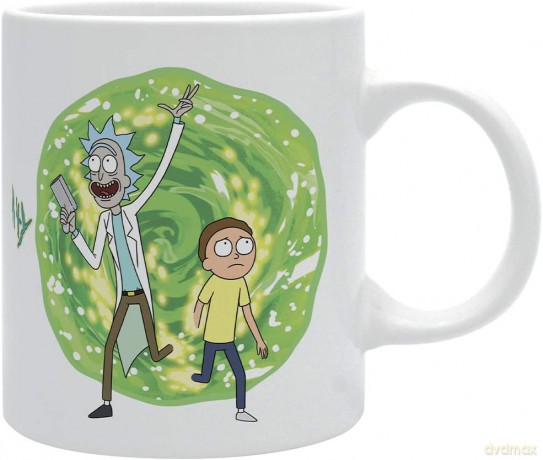 RICK AND MORTY Kubek 320 ml Portal- subli with box