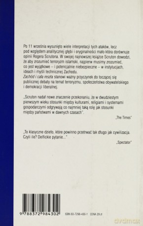 Zachód i cała reszta - Roger Scruton [KSIĄŻKA]
