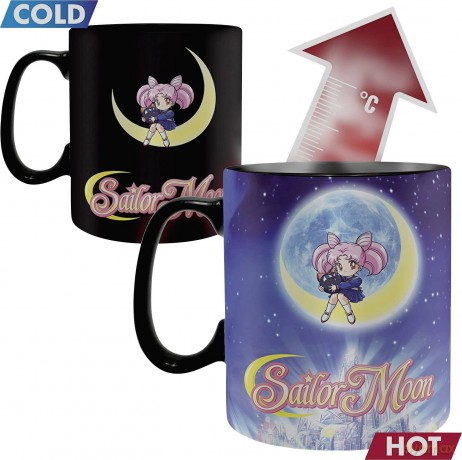 SAILOR MOON Kubek zmieniający kolor 460 ml Sailor&Chibi box