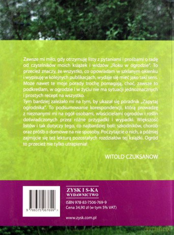 Zapytaj ogrodnika - Witold Czuksanow [KSIĄŻKA]