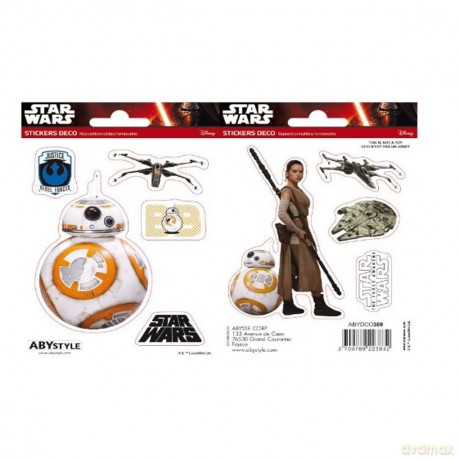 STAR WARS Naklejki 161 cm/ 2 sheets BB8/ Rey (Gwiezdne Wojny)