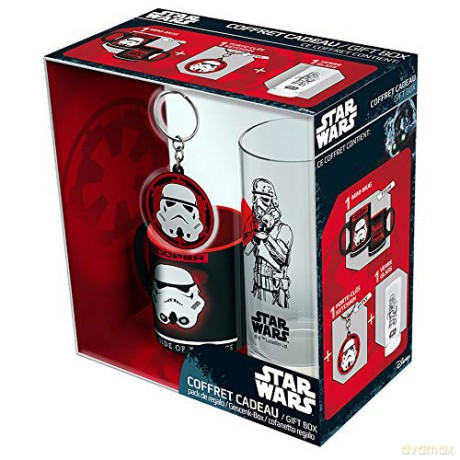 STAR WARS Pck Glasses 29cl + KeyringPVC + Mini Kubek Trooper (Gwiezdne Wojny)