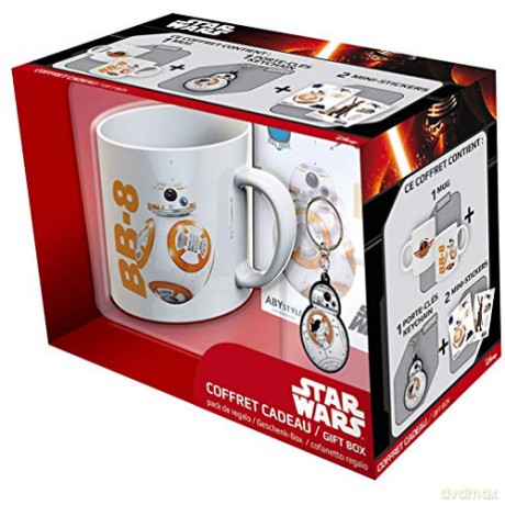 STAR WARS Pck Kubek 320 ml + BrelokPVC + Sticker BB8 (Gwiezdne Wojny)