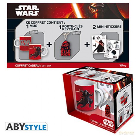 STAR WARS Pck Kubek 320 ml + BrelokPVC + Sticker Kylo Ren (Gwiezdne Wojny)