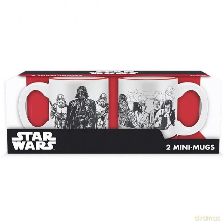 STAR WARS Set 2 espresso mugs 110 ml Empire VS Rebel (Gwiezdne Wojny)