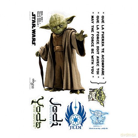 STAR WARS Stickers scale 1 YODA (blister) (Gwiezdne Wojny)