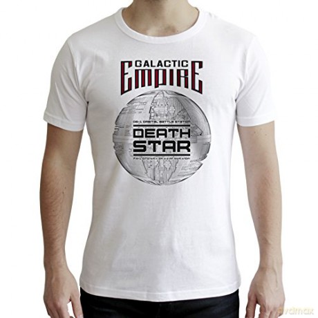 STAR WARS T-shirt Death Star man SS white new fit (Gwiezdne Wojny) S