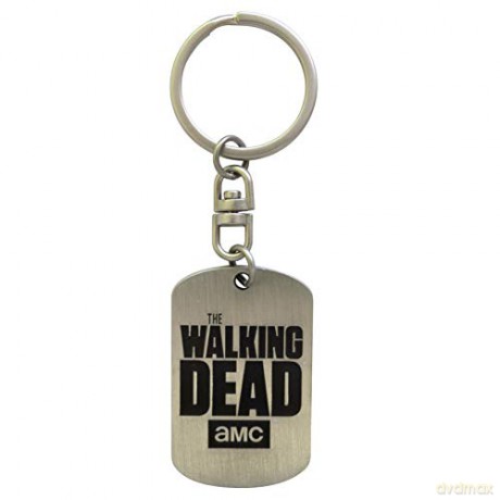 THE WALKING DEAD Keychain Dog tag logo