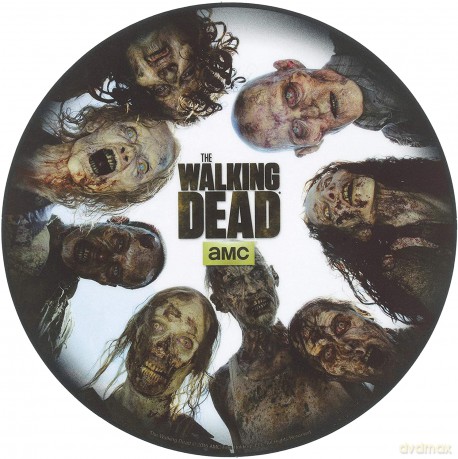 THE WALKING DEAD Podkładka pod mysz Round of zombies in shape