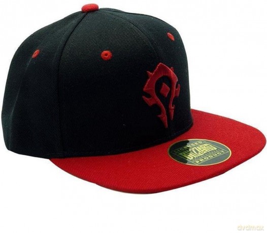 WORLD OF WARCRAFT Snapback Cap Black & Red Horde