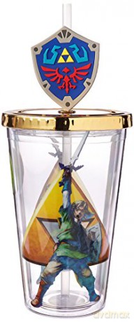 ZELDA Carnival Cup With Molded Straw Attachment