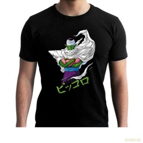 DRAGON BALL T-shirt DBZ/ Piccolo man SS black new fit L