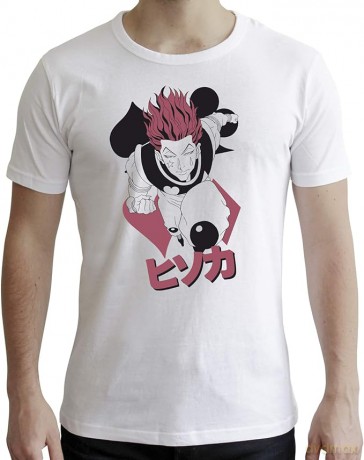 HUNTER X HUNTER T-shirt Hisoka man SS white new fit XL