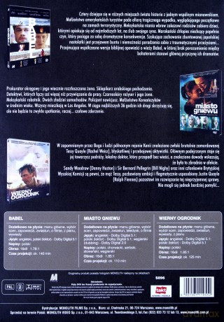 Babel / Miasto gniewu / Wierny ogrodnik [BOX] [3DVD]