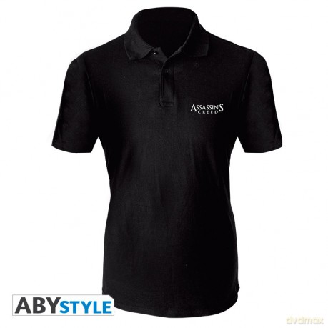 ASSASSIN'S CREED Polo Shirt Crest man SS black L