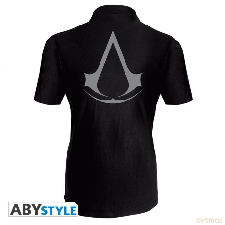 ASSASSIN'S CREED Polo Shirt Crest man SS black S