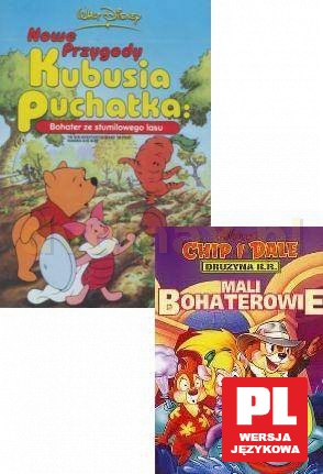 Chip i Dale: Drużyna R.R.: Mali bohaterowie / Nowe przygody Kubusia Puchatka: Bohaterowie ze Stumilowego Lasu pakiet [2DVD] (Kubuś Puchatek)