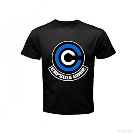 DRAGON BALL T-shirt DB/ Capsule Corp man SS black basic M