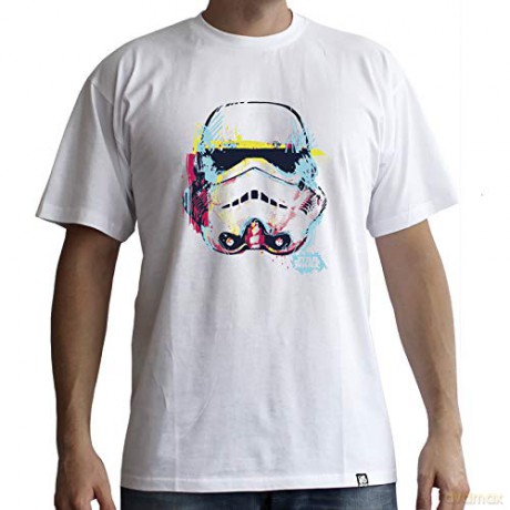 STAR WARS T-shirt Graphic Trooper man SS white basic (Gwiezdne Wojny) L